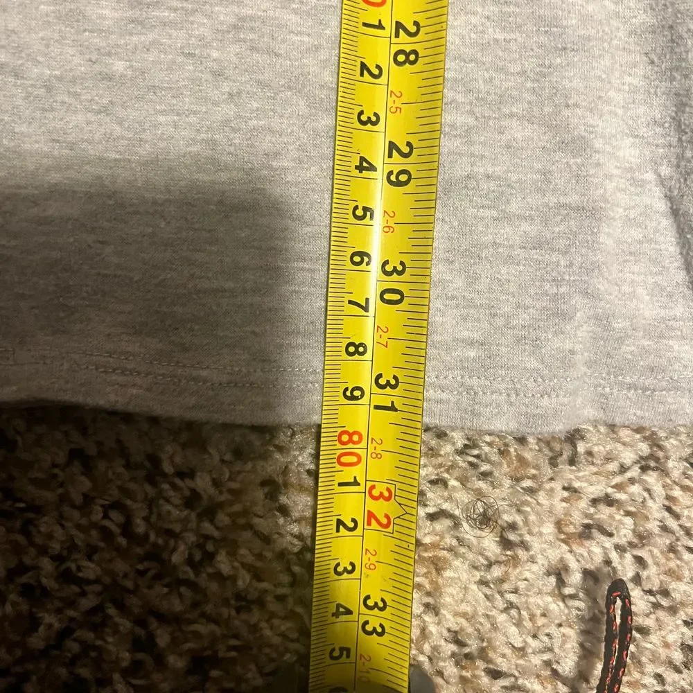 Eileen Fisher Gray Turtleneck Long Sleeve Tunic Top Minimalist Casual M/M - Picture 4 of 7
